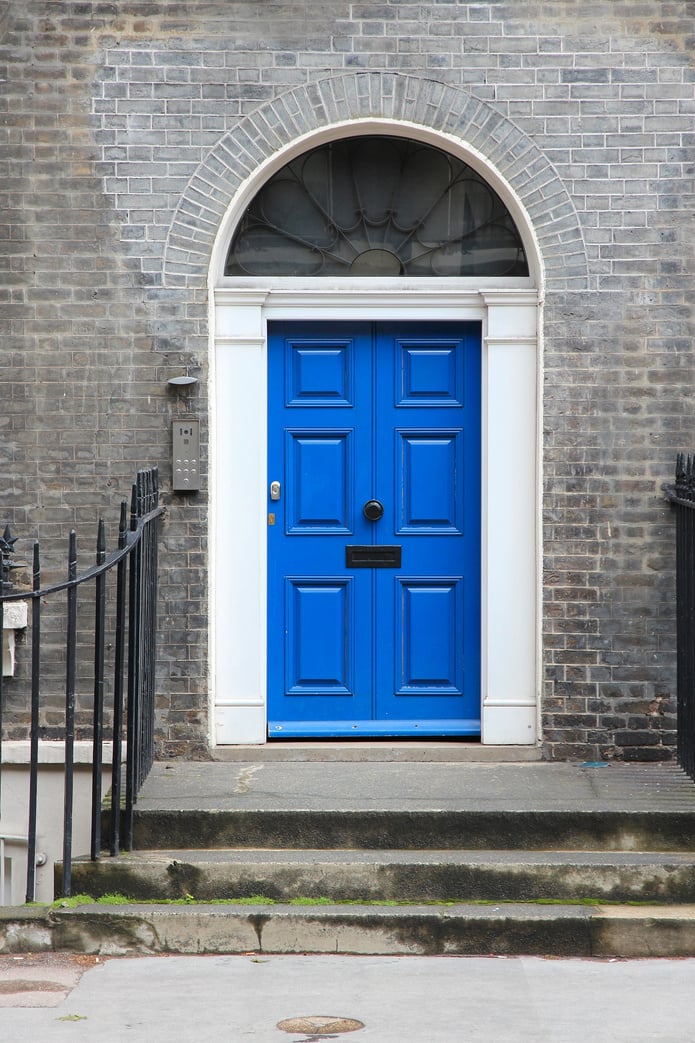 Blue door